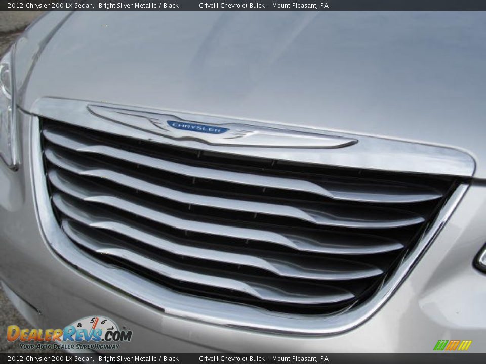 2012 Chrysler 200 LX Sedan Bright Silver Metallic / Black Photo #11