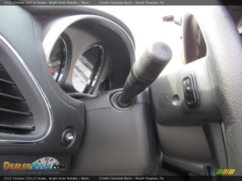 2012 Chrysler 200 LX Sedan Bright Silver Metallic / Black Photo #12
