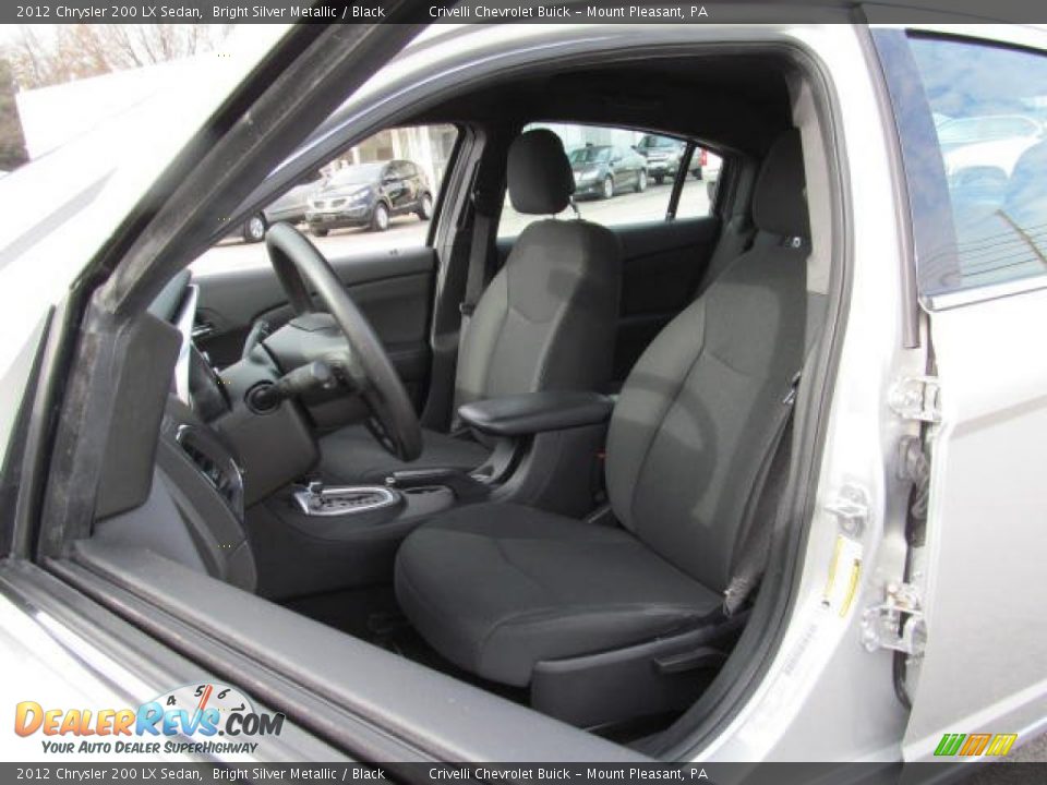 2012 Chrysler 200 LX Sedan Bright Silver Metallic / Black Photo #13
