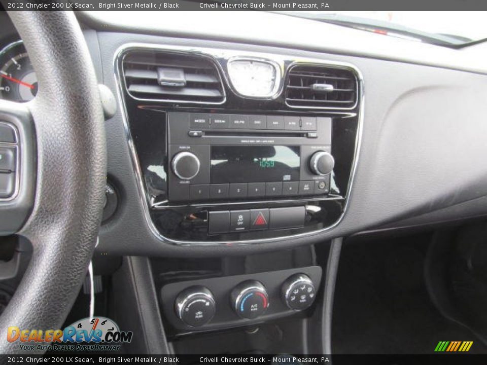2012 Chrysler 200 LX Sedan Bright Silver Metallic / Black Photo #14