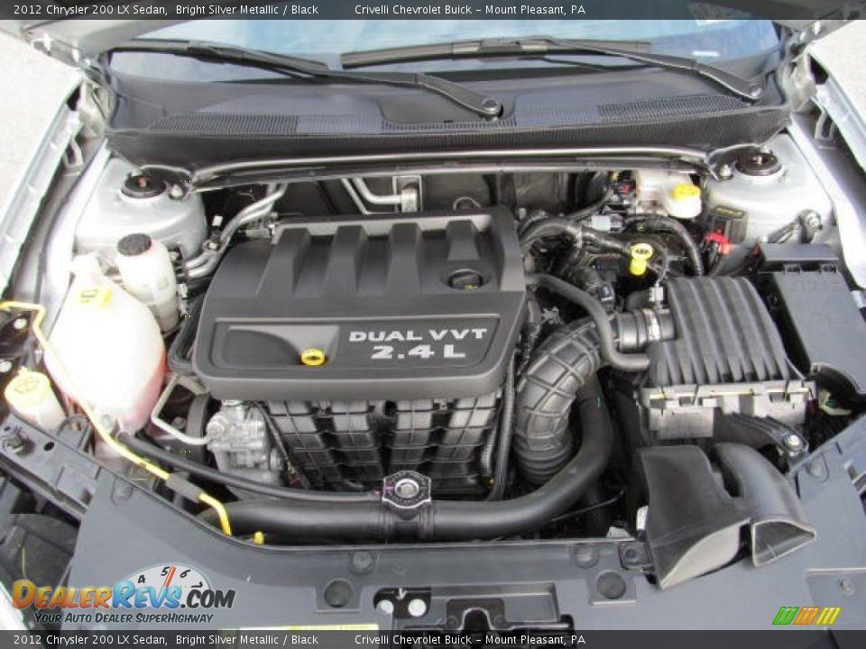 2012 Chrysler 200 LX Sedan Bright Silver Metallic / Black Photo #18