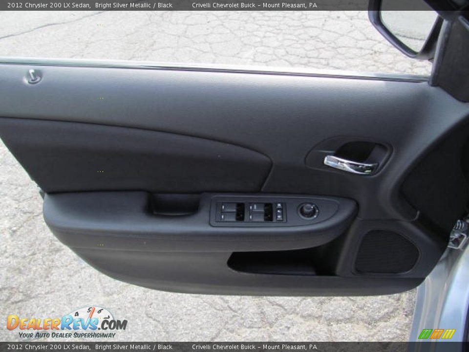 2012 Chrysler 200 LX Sedan Bright Silver Metallic / Black Photo #19