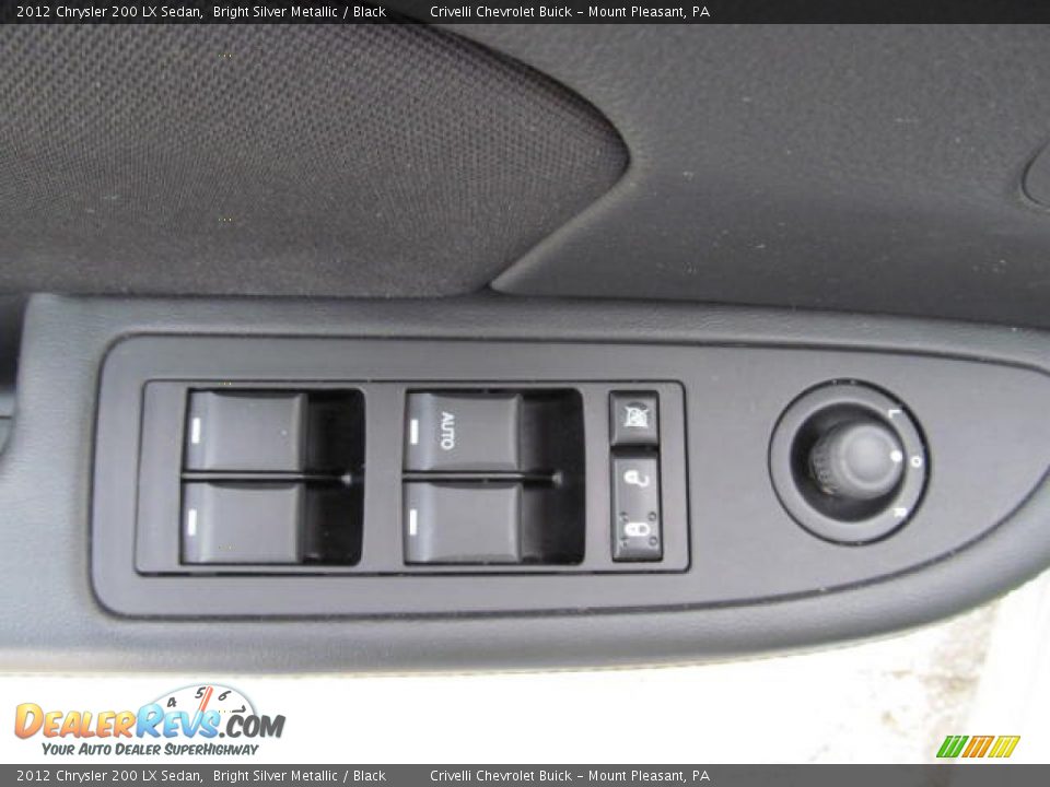 2012 Chrysler 200 LX Sedan Bright Silver Metallic / Black Photo #20