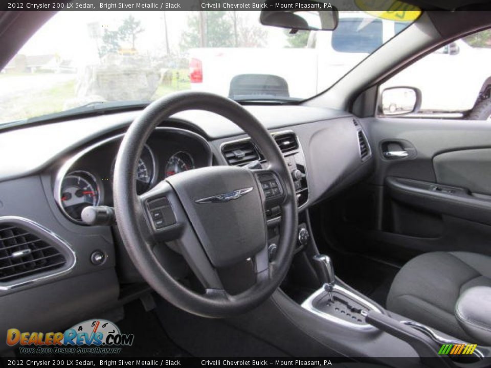 2012 Chrysler 200 LX Sedan Bright Silver Metallic / Black Photo #21