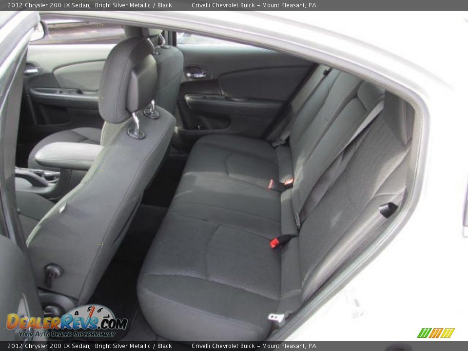 2012 Chrysler 200 LX Sedan Bright Silver Metallic / Black Photo #22