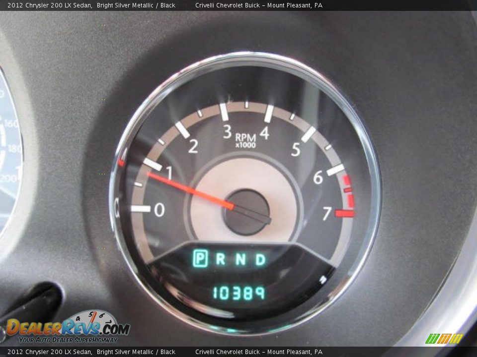 2012 Chrysler 200 LX Sedan Bright Silver Metallic / Black Photo #29