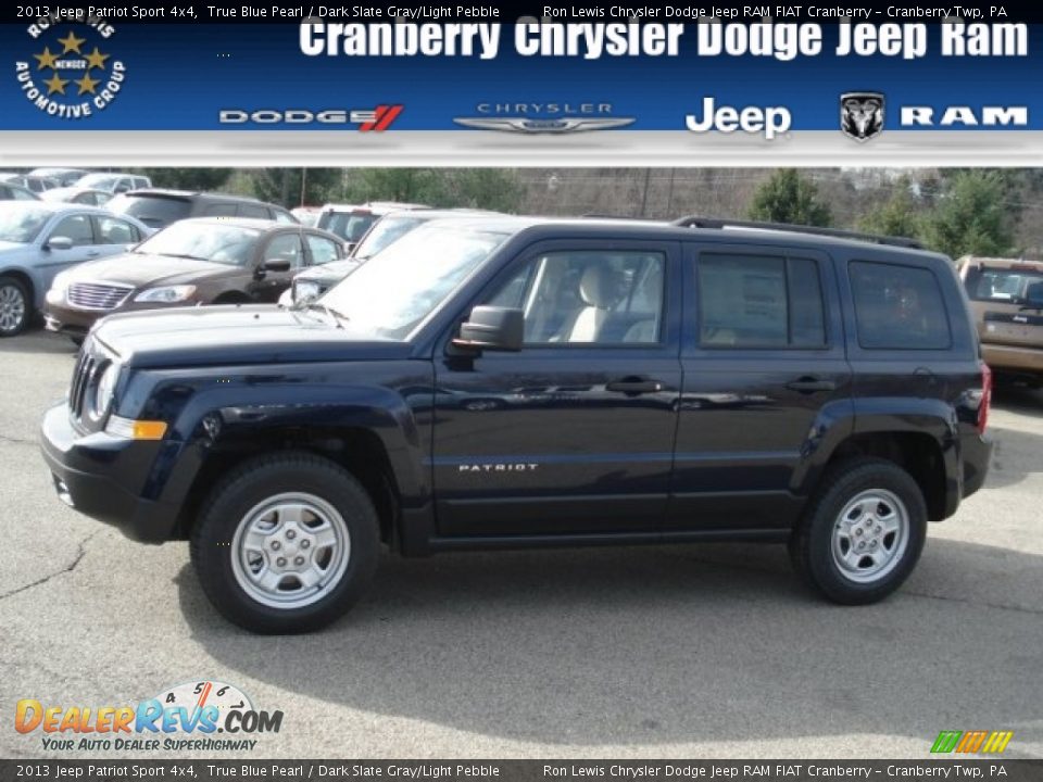 2013 Jeep Patriot Sport 4x4 True Blue Pearl / Dark Slate Gray/Light Pebble Photo #1