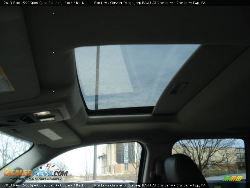 2013 Ram 1500 Sport Quad Cab 4x4 Black / Black Photo #16