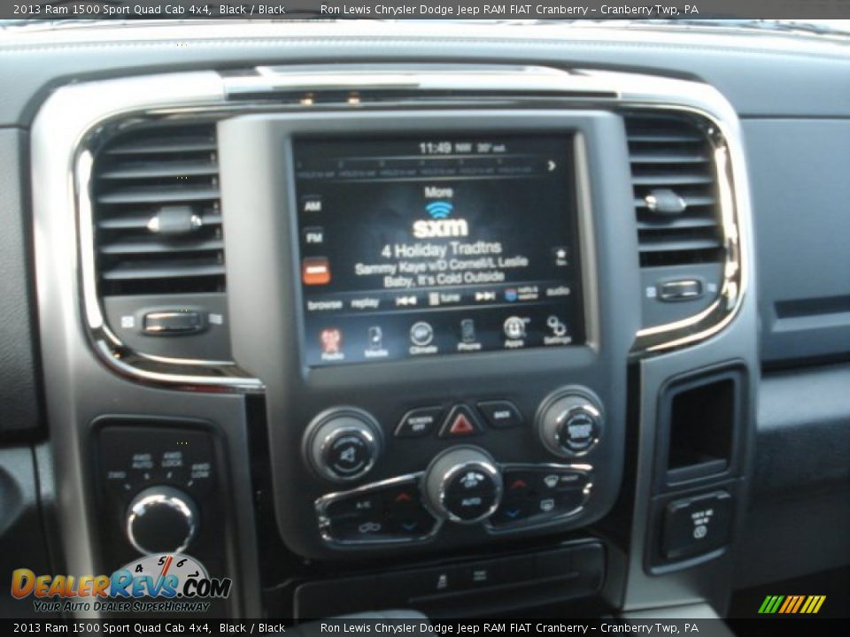 2013 Ram 1500 Sport Quad Cab 4x4 Black / Black Photo #17