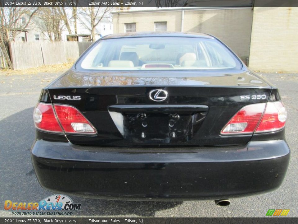 2004 Lexus ES 330 Black Onyx / Ivory Photo #6