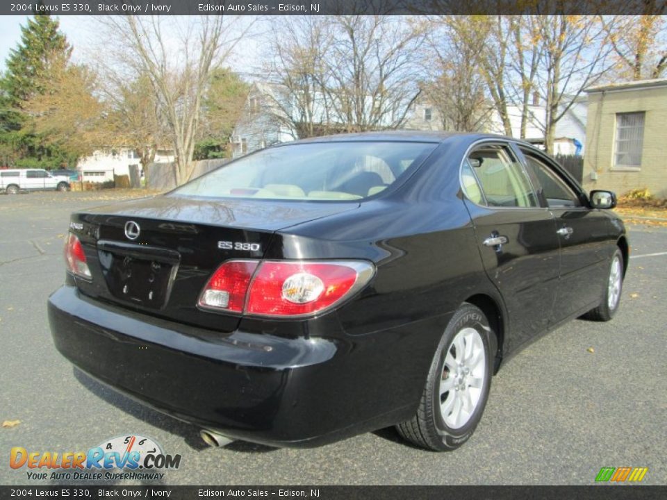2004 Lexus ES 330 Black Onyx / Ivory Photo #7