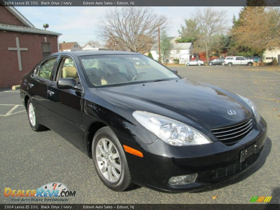 2004 Lexus ES 330 Black Onyx / Ivory Photo #11