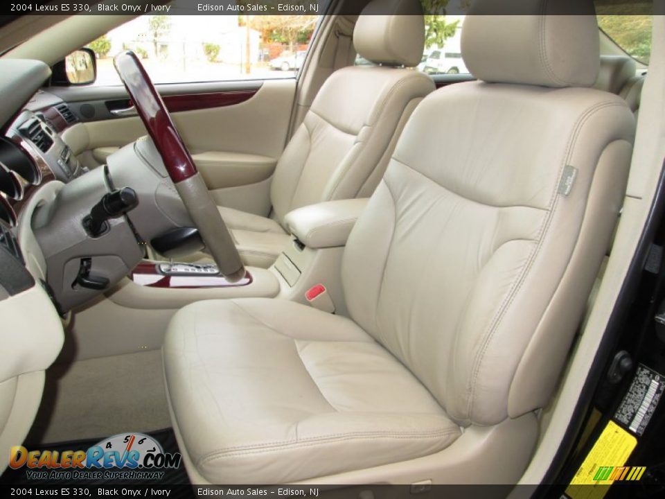 2004 Lexus ES 330 Black Onyx / Ivory Photo #13