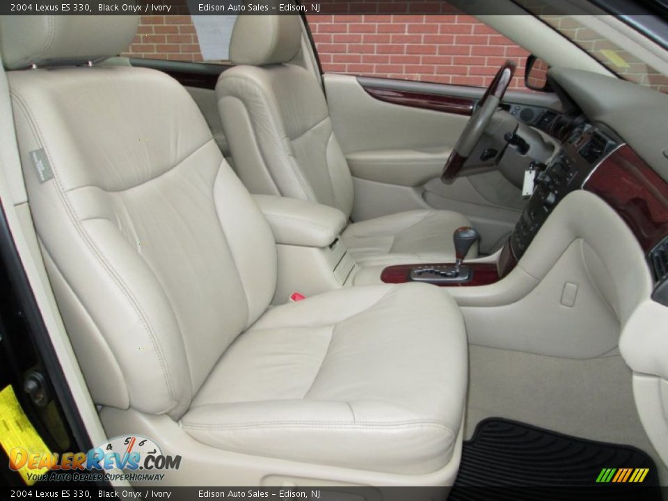 2004 Lexus ES 330 Black Onyx / Ivory Photo #14