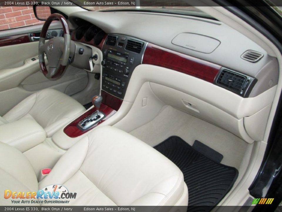 2004 Lexus ES 330 Black Onyx / Ivory Photo #16