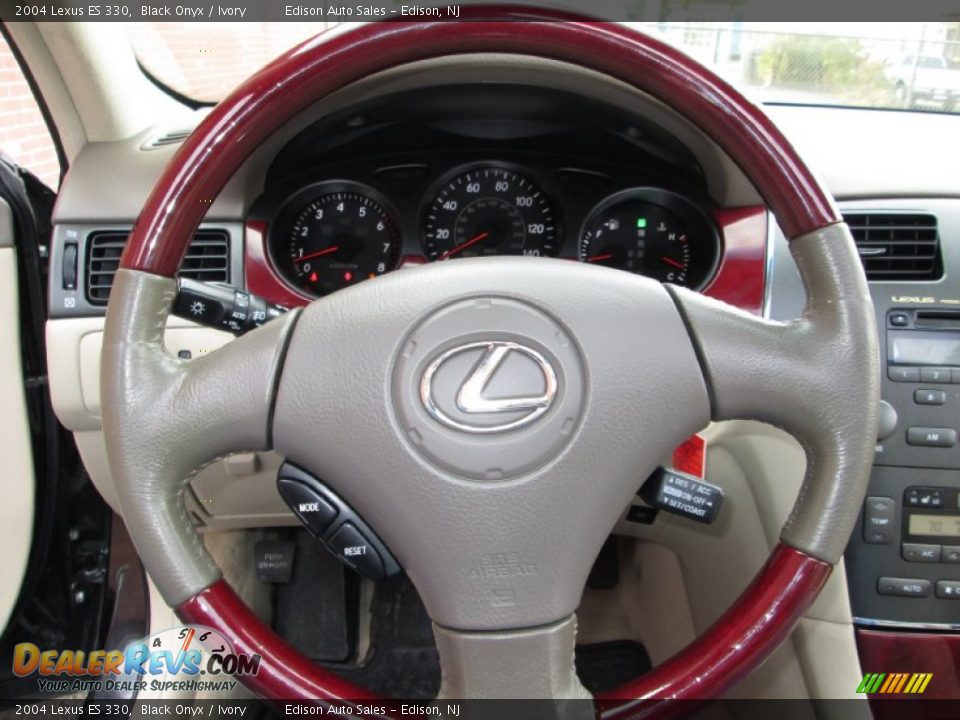 2004 Lexus ES 330 Black Onyx / Ivory Photo #23