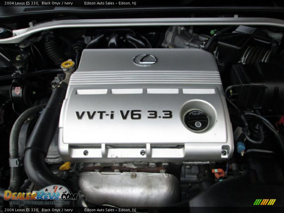 2004 Lexus ES 330 Black Onyx / Ivory Photo #30