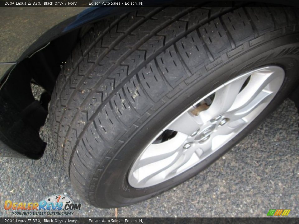2004 Lexus ES 330 Black Onyx / Ivory Photo #34