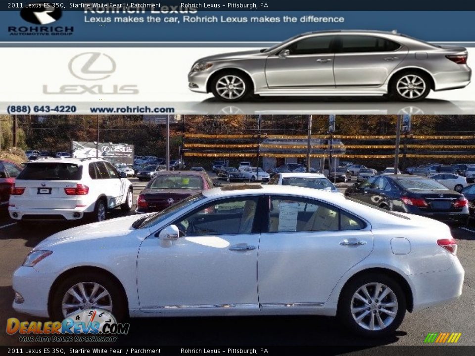 2011 Lexus ES 350 Starfire White Pearl / Parchment Photo #1