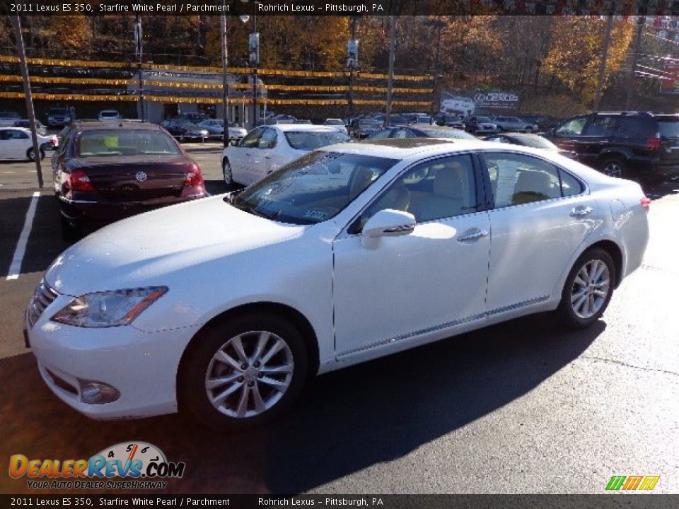 2011 Lexus ES 350 Starfire White Pearl / Parchment Photo #2