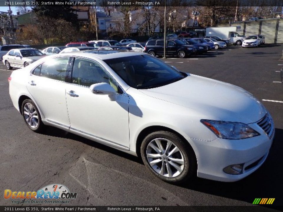 2011 Lexus ES 350 Starfire White Pearl / Parchment Photo #3