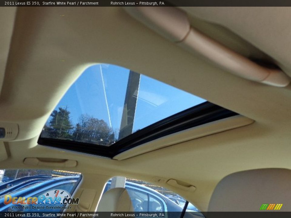 2011 Lexus ES 350 Starfire White Pearl / Parchment Photo #7