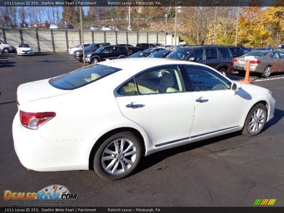 2011 Lexus ES 350 Starfire White Pearl / Parchment Photo #11