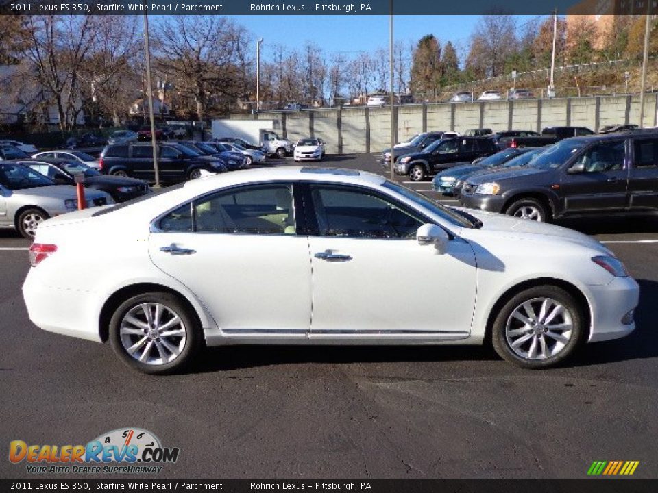 2011 Lexus ES 350 Starfire White Pearl / Parchment Photo #12
