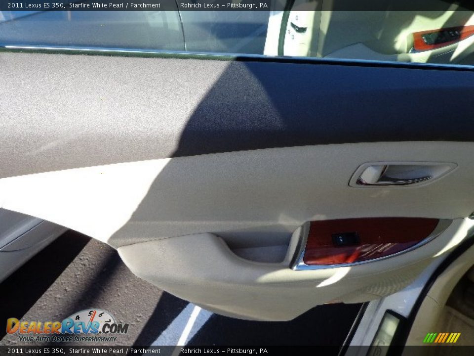 2011 Lexus ES 350 Starfire White Pearl / Parchment Photo #15