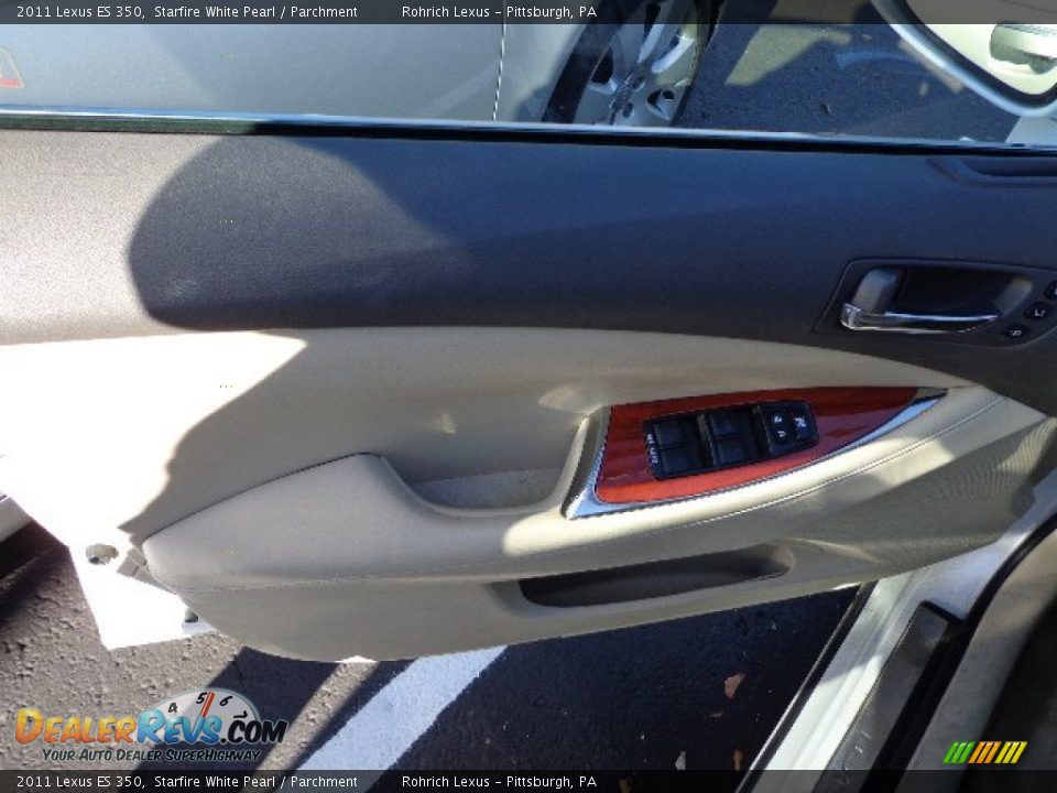 2011 Lexus ES 350 Starfire White Pearl / Parchment Photo #16