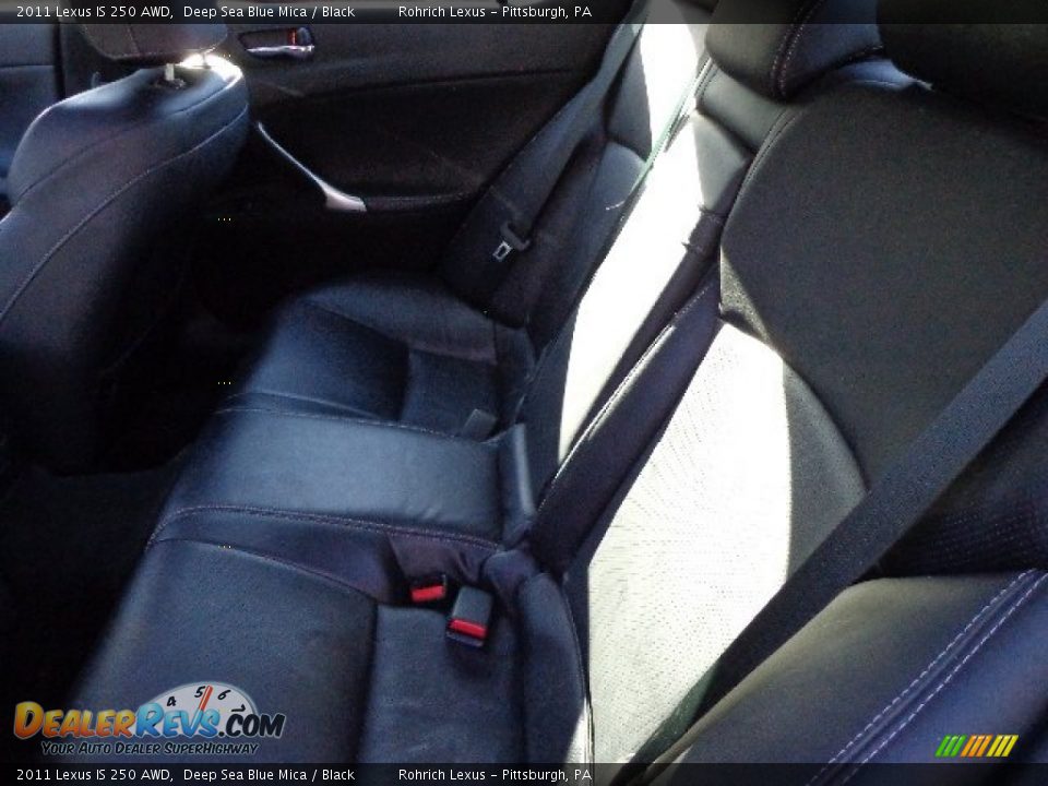 2011 Lexus IS 250 AWD Deep Sea Blue Mica / Black Photo #5