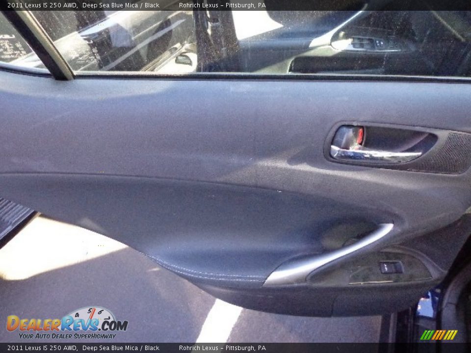 2011 Lexus IS 250 AWD Deep Sea Blue Mica / Black Photo #15