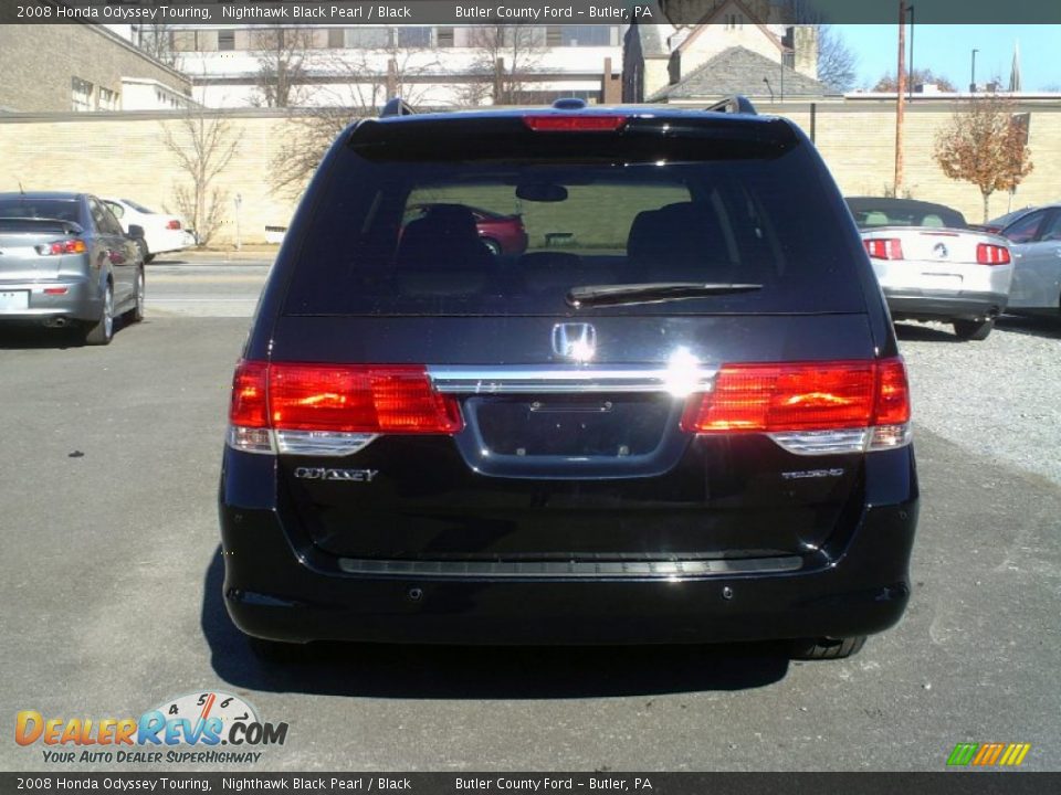 2008 Honda Odyssey Touring Nighthawk Black Pearl / Black Photo #7