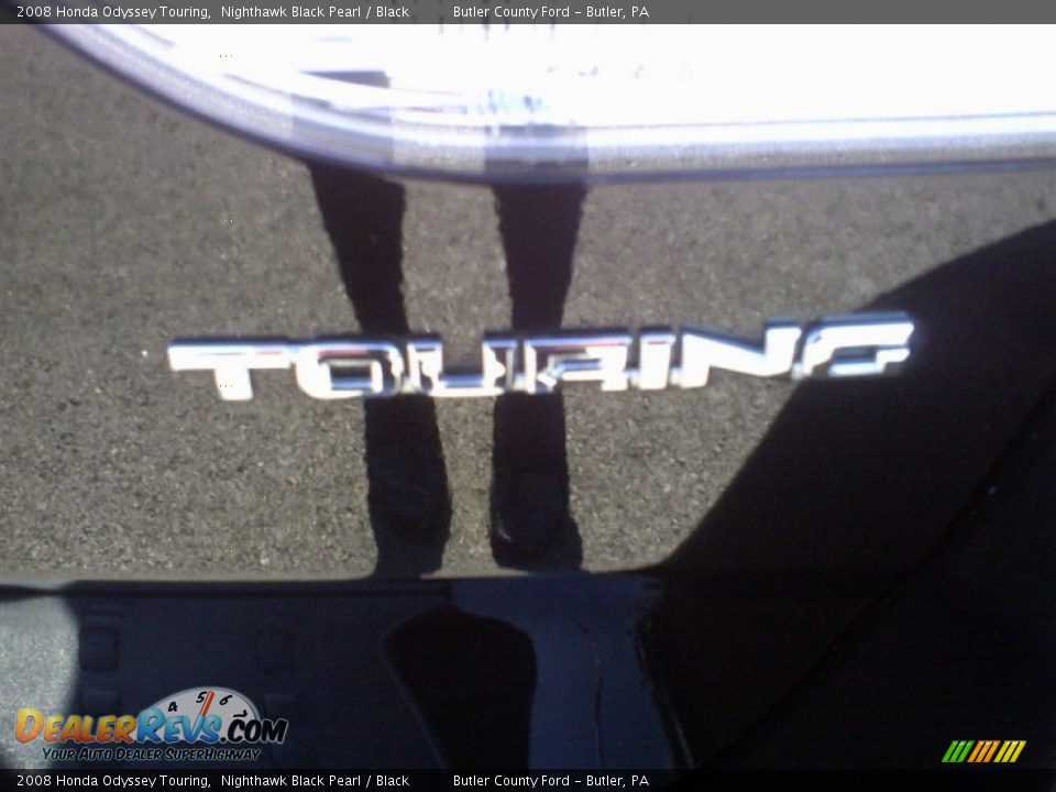 2008 Honda Odyssey Touring Nighthawk Black Pearl / Black Photo #8