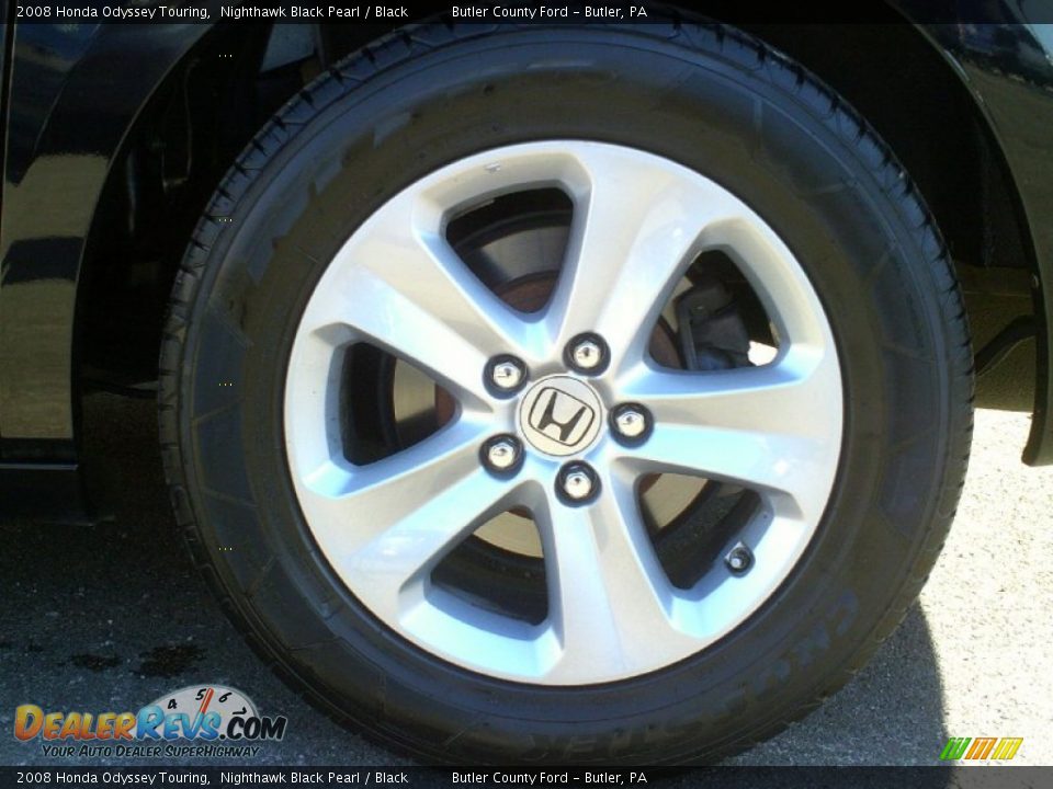 2008 Honda Odyssey Touring Nighthawk Black Pearl / Black Photo #9