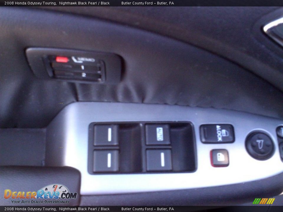 2008 Honda Odyssey Touring Nighthawk Black Pearl / Black Photo #12