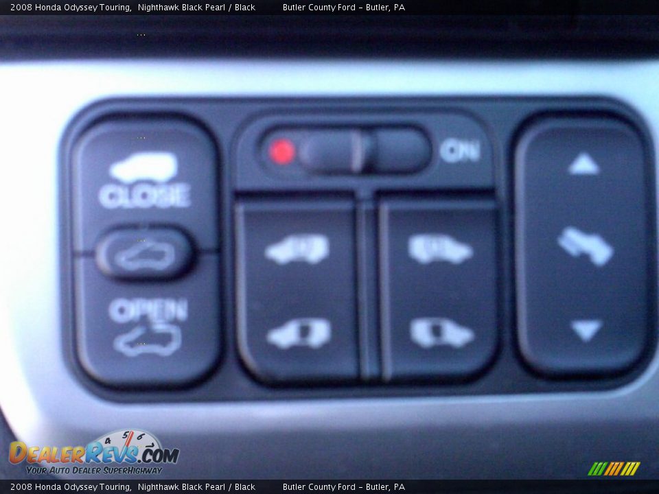 2008 Honda Odyssey Touring Nighthawk Black Pearl / Black Photo #15