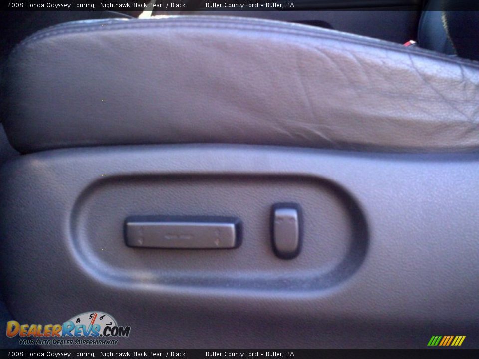 2008 Honda Odyssey Touring Nighthawk Black Pearl / Black Photo #17