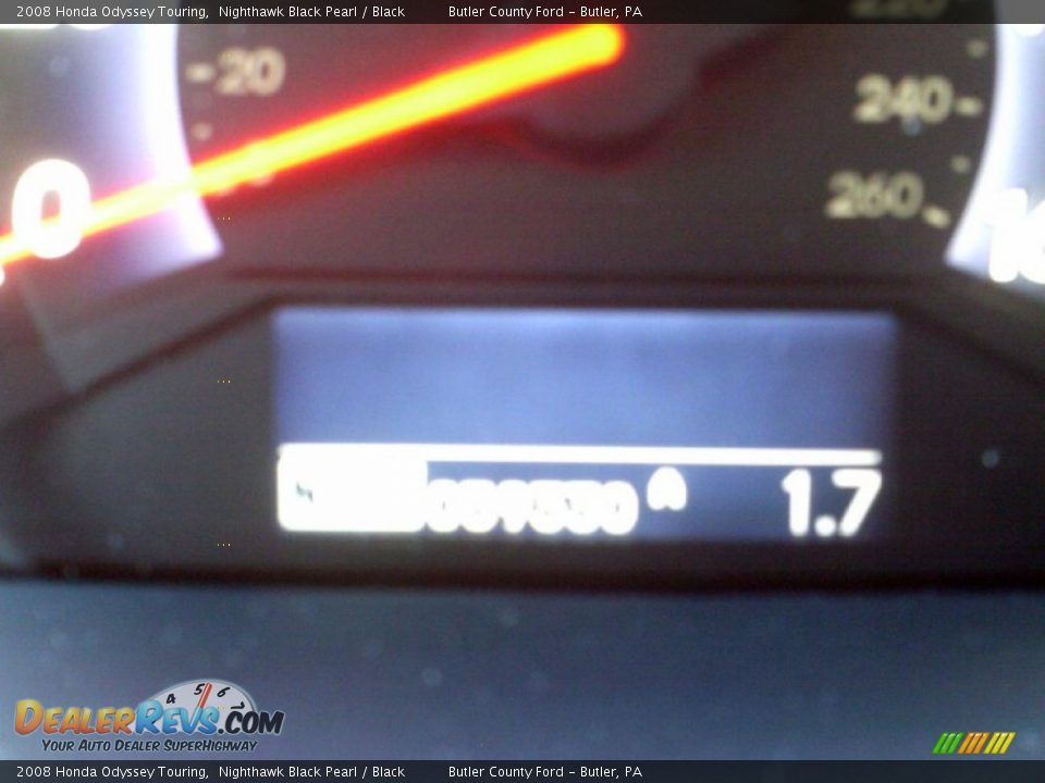 2008 Honda Odyssey Touring Nighthawk Black Pearl / Black Photo #19