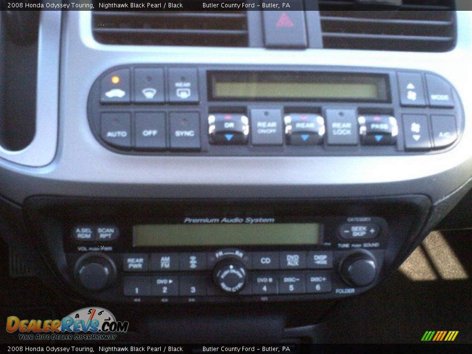 2008 Honda Odyssey Touring Nighthawk Black Pearl / Black Photo #24