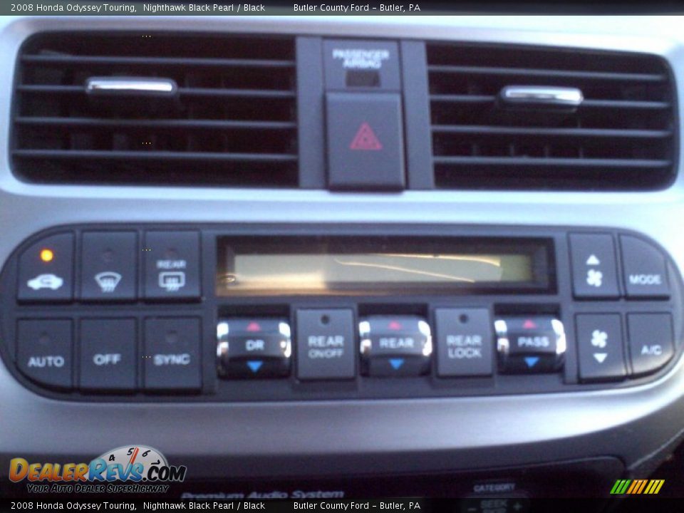 2008 Honda Odyssey Touring Nighthawk Black Pearl / Black Photo #25