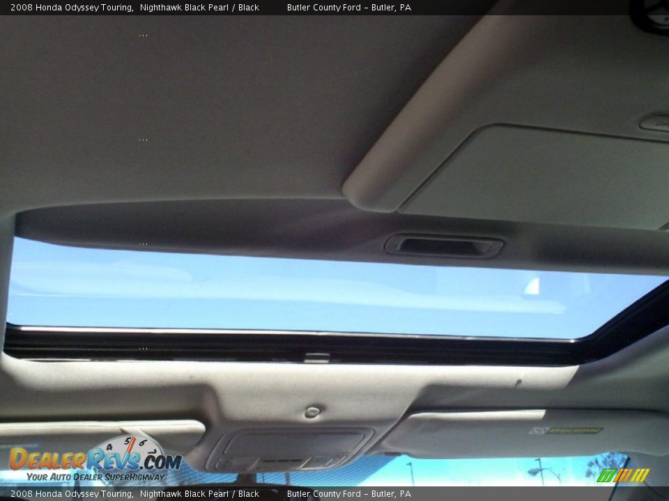 2008 Honda Odyssey Touring Nighthawk Black Pearl / Black Photo #35
