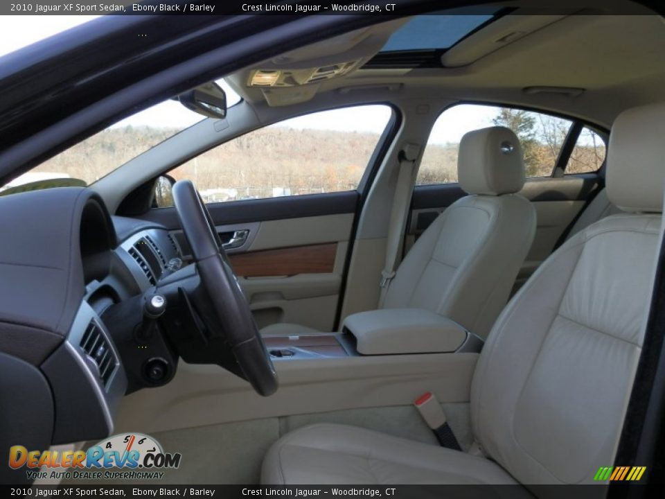 Front Seat of 2010 Jaguar XF Sport Sedan Photo #8