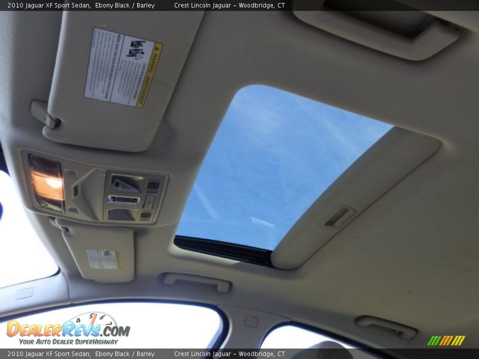 Sunroof of 2010 Jaguar XF Sport Sedan Photo #11