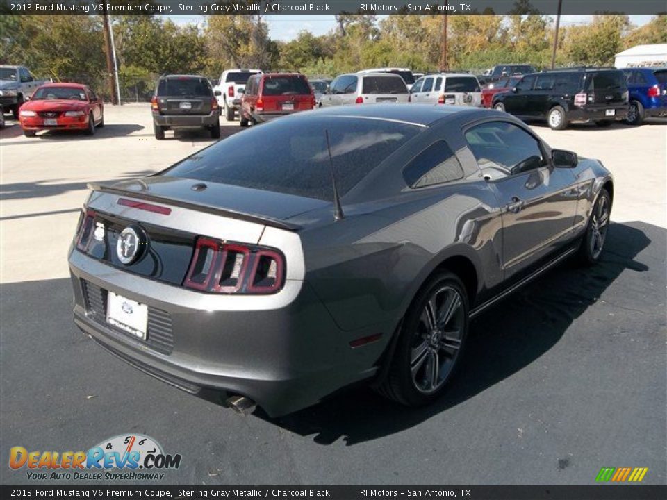 2013 Ford Mustang V6 Premium Coupe Sterling Gray Metallic Charcoal