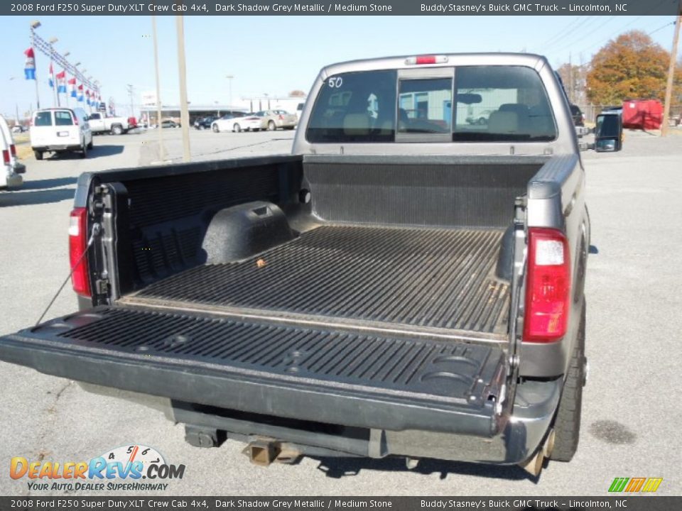 2008 Ford F250 Super Duty XLT Crew Cab 4x4 Dark Shadow Grey Metallic / Medium Stone Photo #5