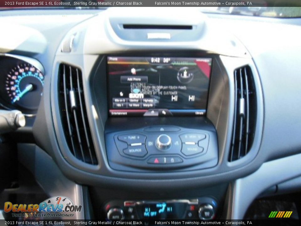 2013 Ford Escape SE 1.6L EcoBoost Sterling Gray Metallic / Charcoal Black Photo #14