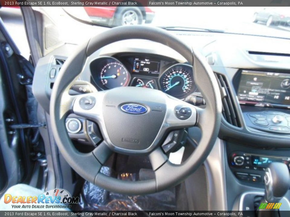2013 Ford Escape SE 1.6L EcoBoost Sterling Gray Metallic / Charcoal Black Photo #16