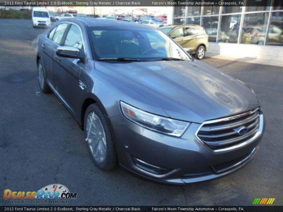 2013 Ford Taurus Limited 2.0 EcoBoost Sterling Gray Metallic / Charcoal Black Photo #2