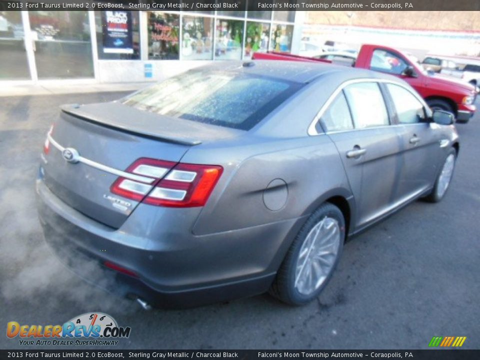2013 Ford Taurus Limited 2.0 EcoBoost Sterling Gray Metallic / Charcoal Black Photo #8